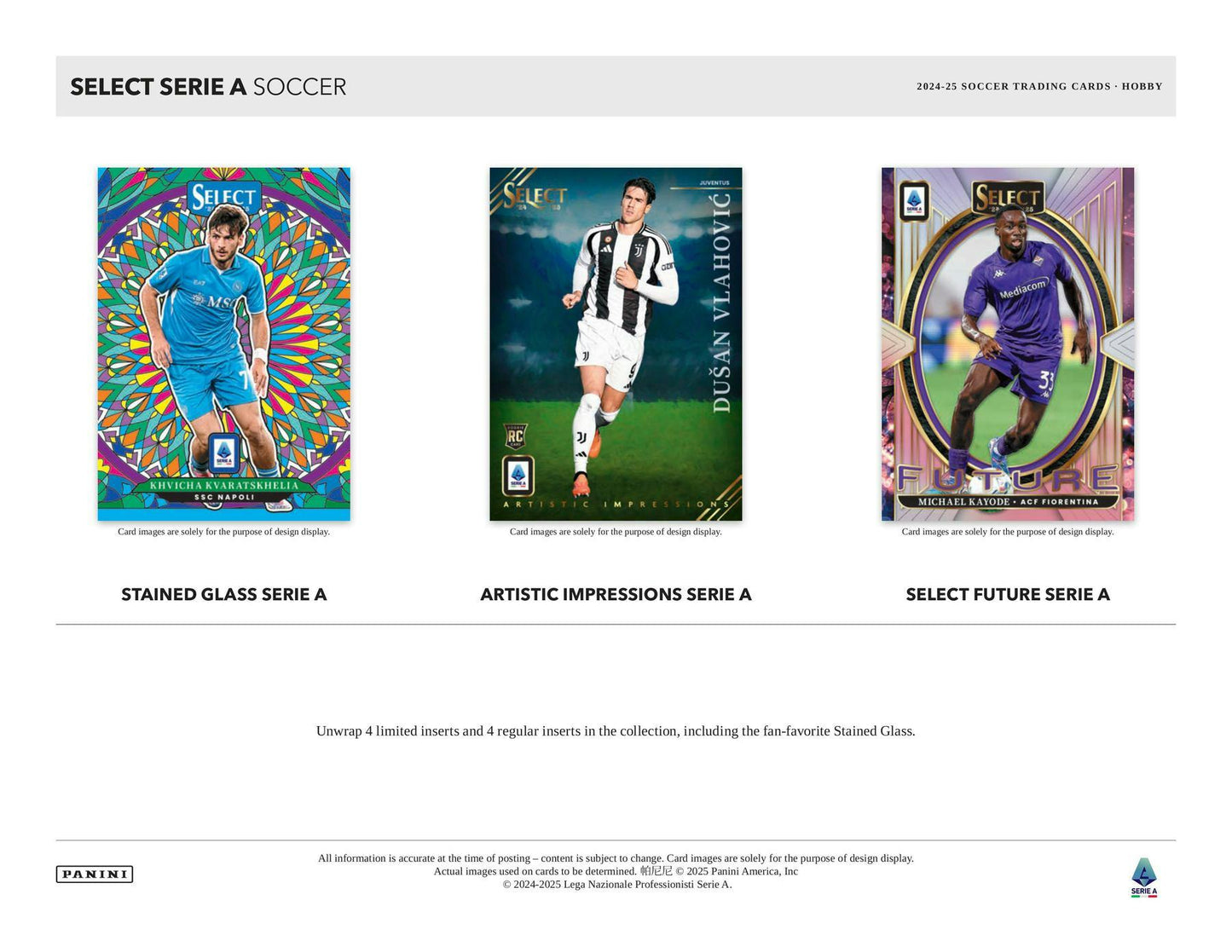 2024-25 Panini Select Serie A Soccer Hobby Box