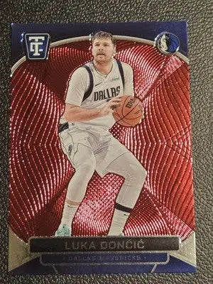 Luka Doncic basketball card from Panini Totally Certified 2024-25 Luka Doncic Mirror