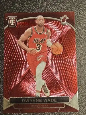 Dwyane Wade basketball card from Panini Totally Certified Mirror Maroon series
