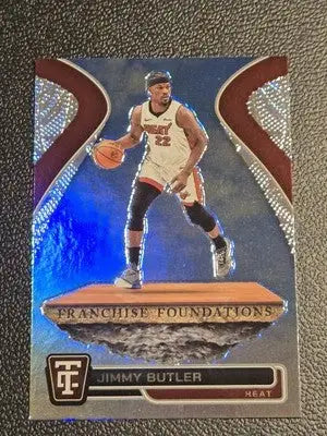 Jimmy Butler basketball card from Panini Totally Certified Jimmy Butler Franchise series