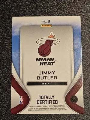 Jimmy Butler basketball card from Panini Totally Certified 2024-25 Franchise Foundations