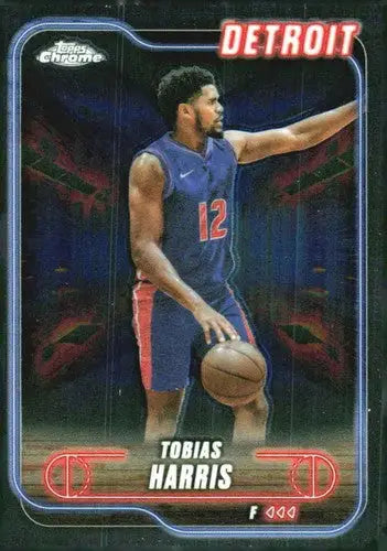 Original gloss Tobas Chrome Tobias Harris basketball card 2024-25 Topps Chrome image