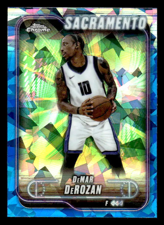2024-25 Topps Chrome Sapphire DeMar DeRozan basketball card product image