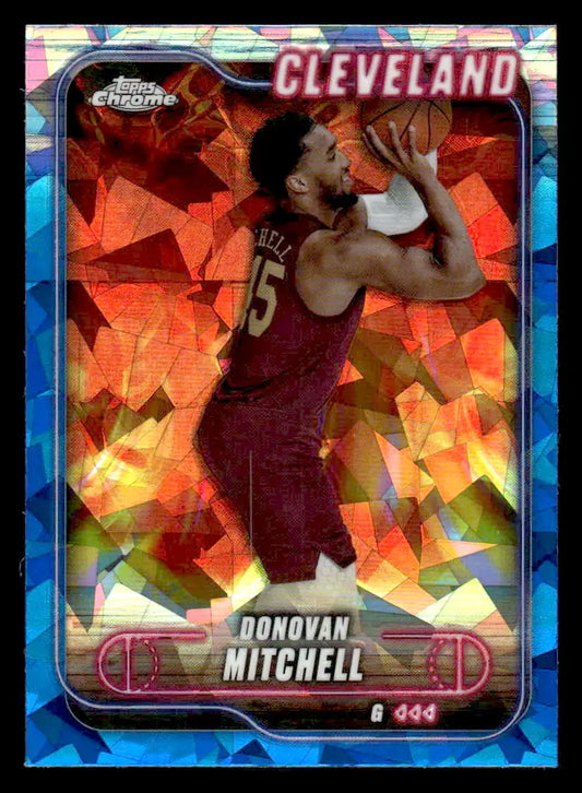 2024-25 Topps Chrome Sapphire Donovan Mitchell basketball card for collectors