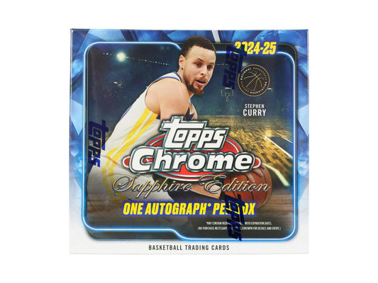 2024-25 Topps Chrome Sapphire Edition Basketball Box | Columbia Sports Cards