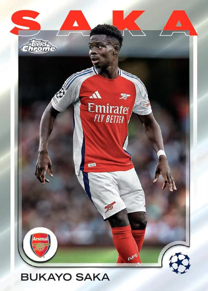 2024-25 Topps Chrome UEFA Club Competitions Soccer Hobby Box
