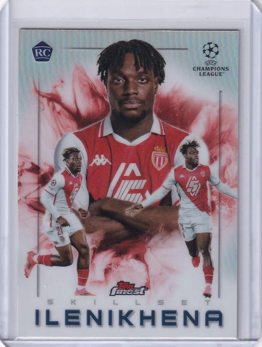 Ilenikhena soccer card from 2024-25 Topps Finest Skillset collection featuring George Ilenikhena