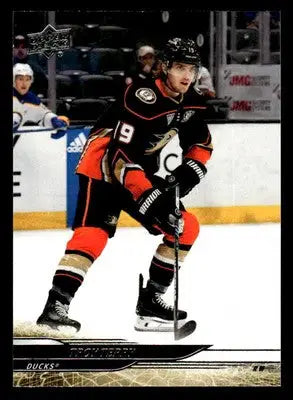 Hockey player card of Troy Terry from Upper Deck 2024-25 Anaheim Ducks collection