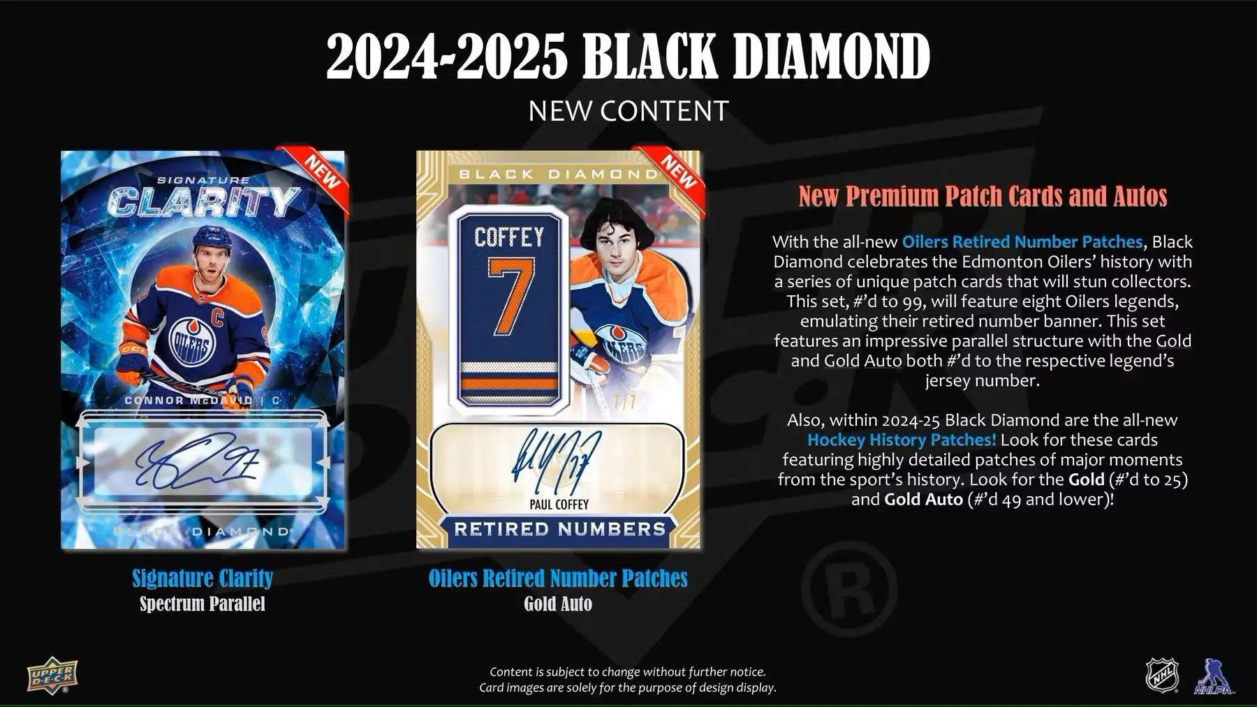 2024/25 Upper Deck Black Diamond Hockey Hobby Box - Sports Card Hobby Boxes