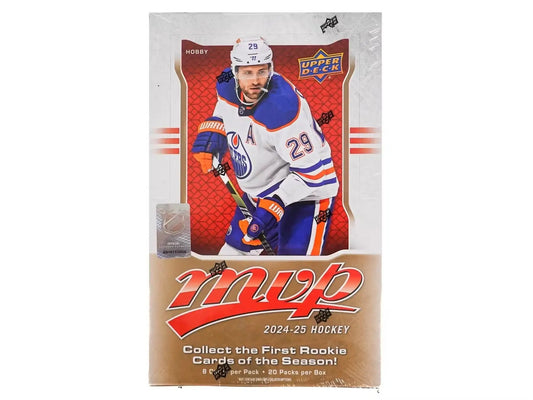 2024/25 Upper Deck MVP Hockey Hobby Box | Columbia Sports Cards - Sports Card Hobby Boxes