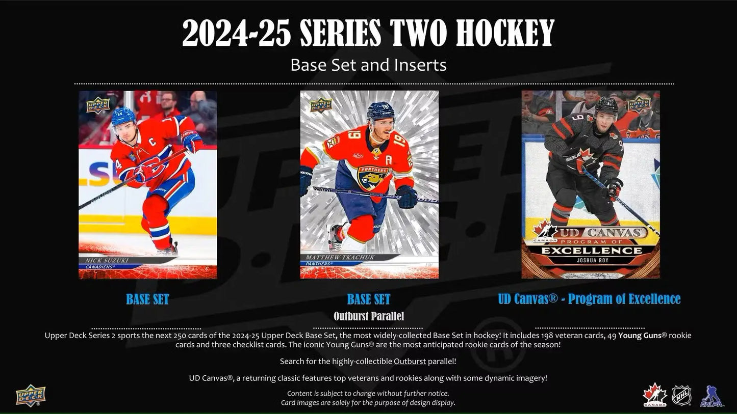 2024/25 Upper Deck Series 2 Hockey Tin - Sports Card Hobby Boxes