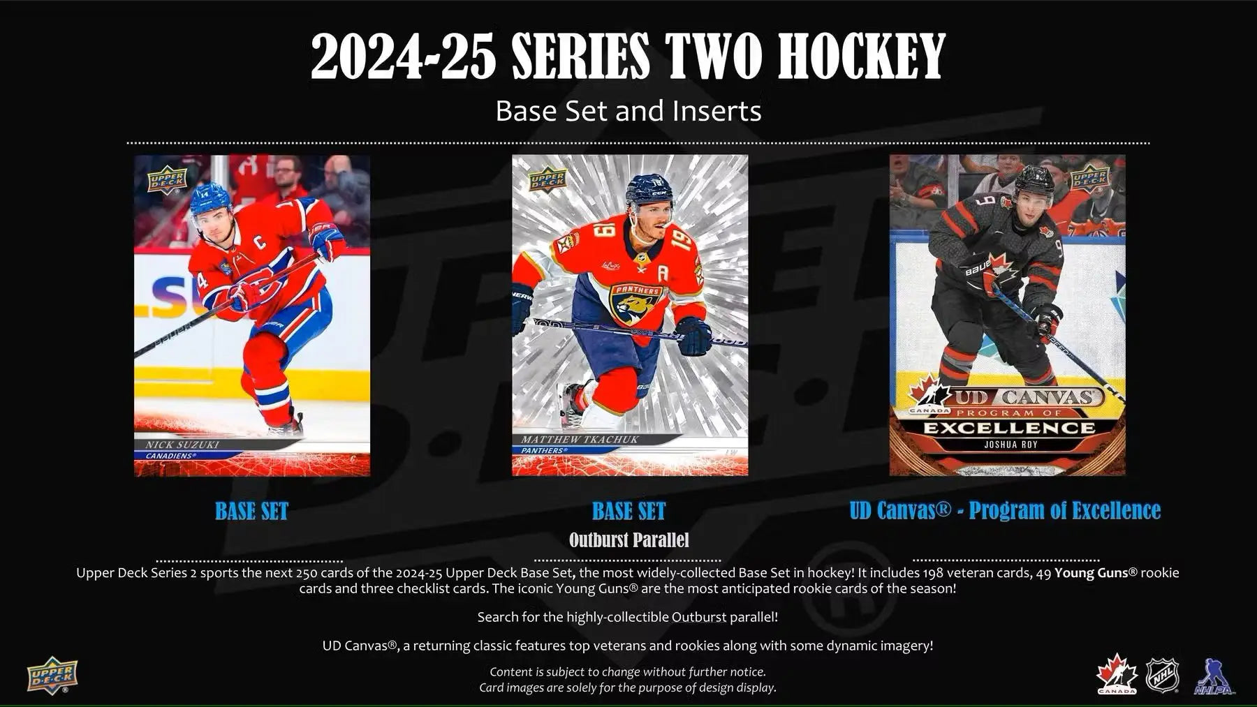 2024/25 Upper Deck Series 2 Hockey Tin - Sports Card Hobby Boxes