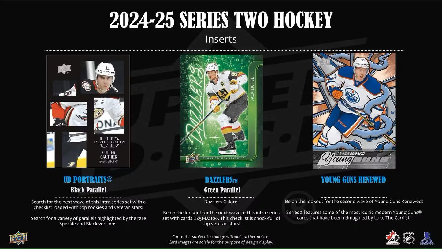 2024/25 Upper Deck Series 2 Hockey Tin - Sports Card Hobby Boxes