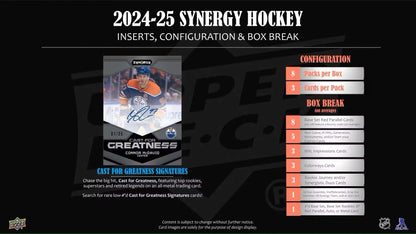 2024/25 Upper Deck Synergy Hockey Hobby Box - Sports Card Hobby Boxes