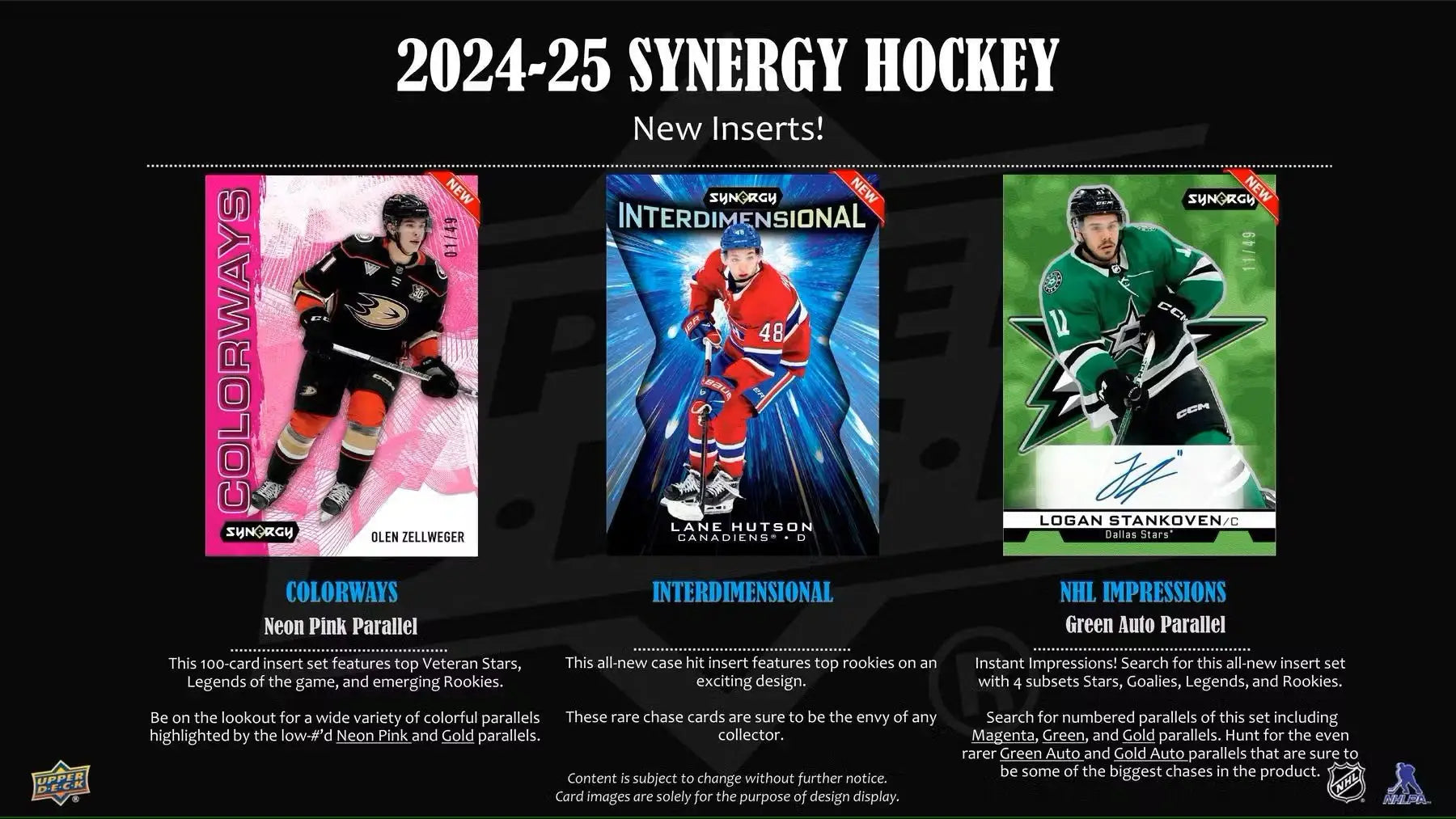 2024/25 Upper Deck Synergy Hockey Hobby Box - Sports Card Hobby Boxes