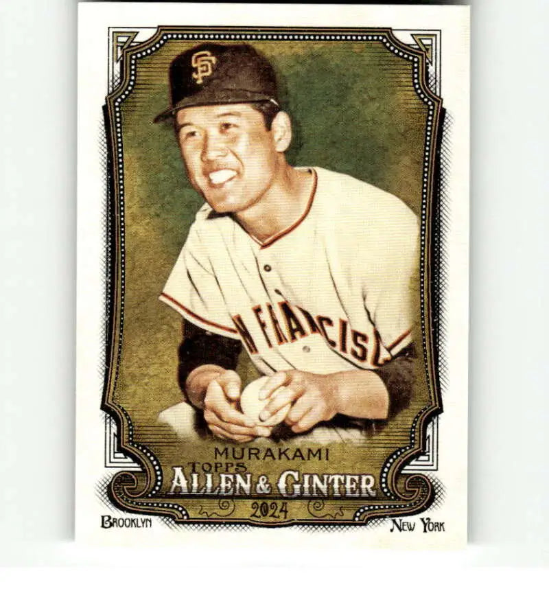 Masanori Murakami San Francisco Giants Baseball Card from the 2024 Allen & Ginter collection