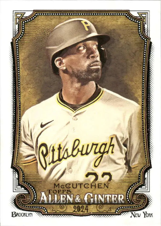 Andrew McCutchen in white home jersey on 2024 Allen & Ginter Pittsburgh Pirates Baseball Card