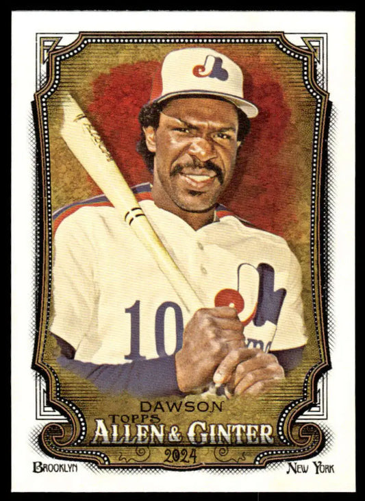 Andre Dawson NM-MT baseball card from the 2024 Allen & Ginter set featuring Montreal Expos player
