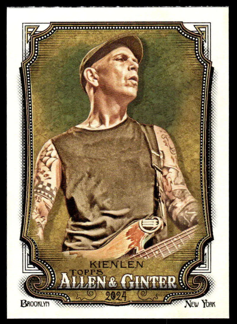 Vintage-style trading card of Bryan Kienlen from Allen & Ginter baseball cards