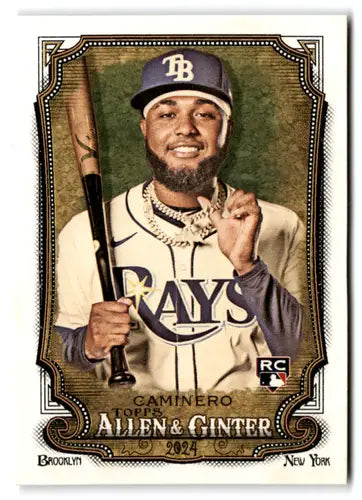 2024 Allen & Ginter #92 Junior Caminero NM-MT RC Rookie Rays ID:74560 - Trading Cards