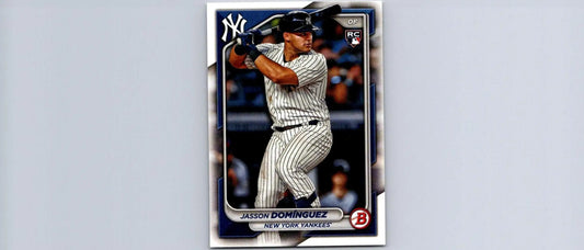 Jasson Domínguez 2024 Bowman #17 baseball card for trading cards collectors