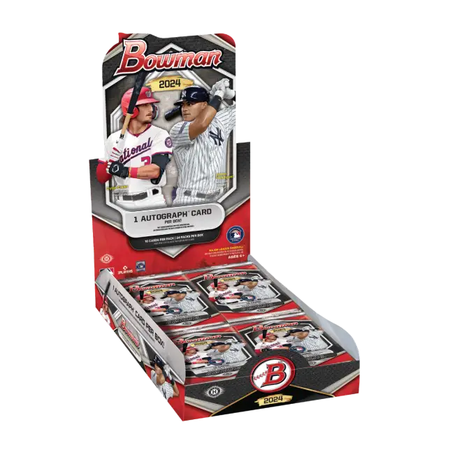 2024 Bowman Baseball Hobby Case featuring 12 boxes of baseball trading cards