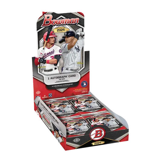 2024 Bowman Baseball Hobby Case featuring 12 boxes of baseball trading cards