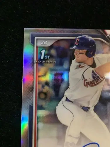 2024 Bowman Draft Travis Bazzana 1st Refractor #226/499 Prospect Auto Trading Card