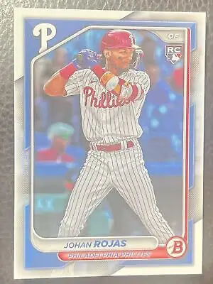 Johan Rojas trading card from the 2024 Bowman Baseball Cards collection #86