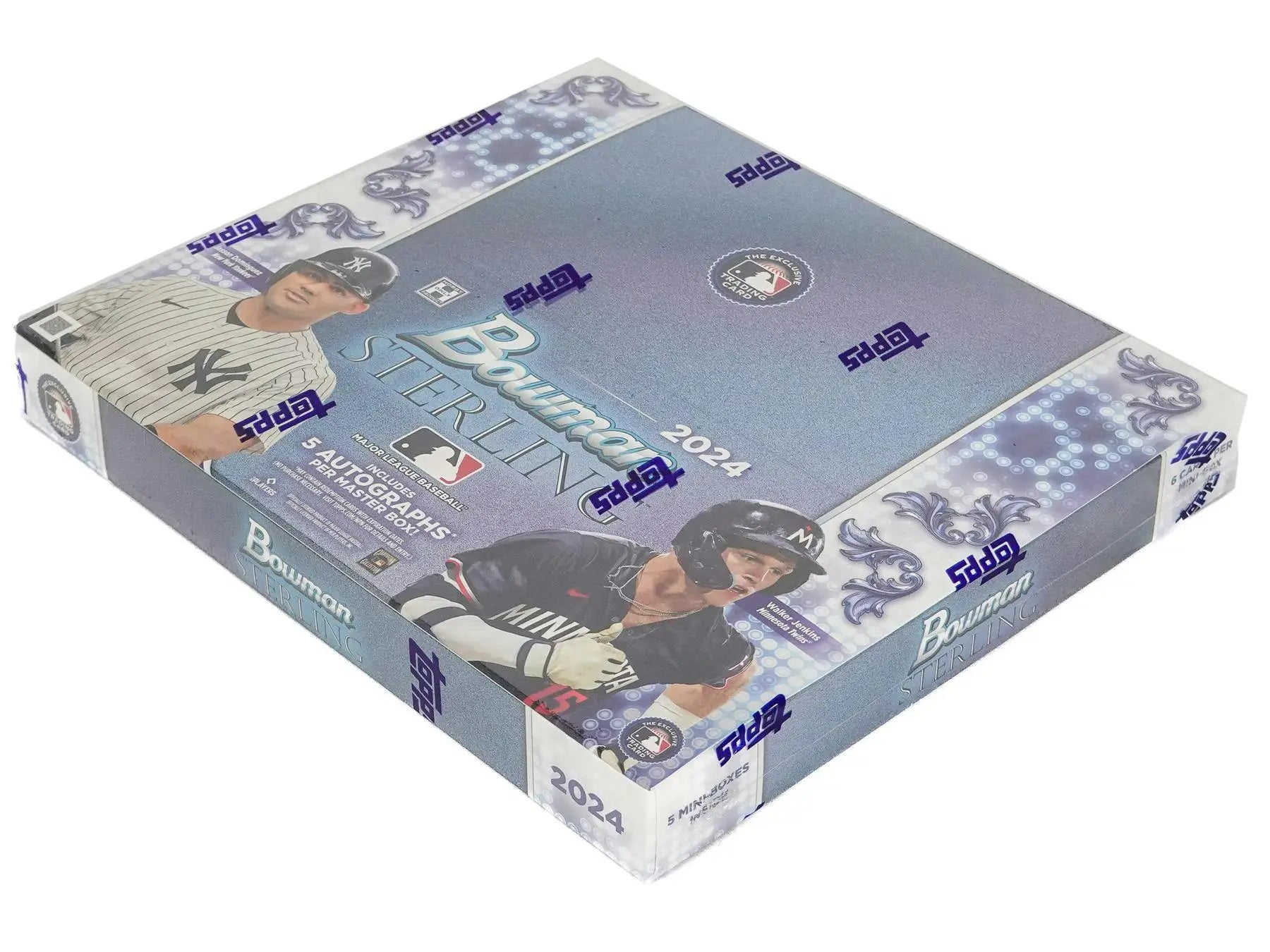 2024 Bowman Sterling Baseball Hobby Box with Rose Gold Mini-Diamond Refractor Parallel