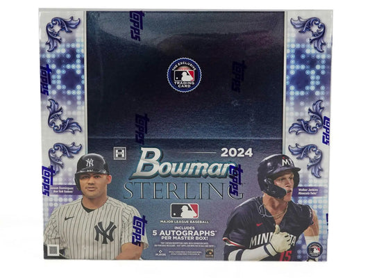 2024 Bowman Sterling Baseball Hobby Box with Rose Gold Mini-Diamond Refractor Parallel