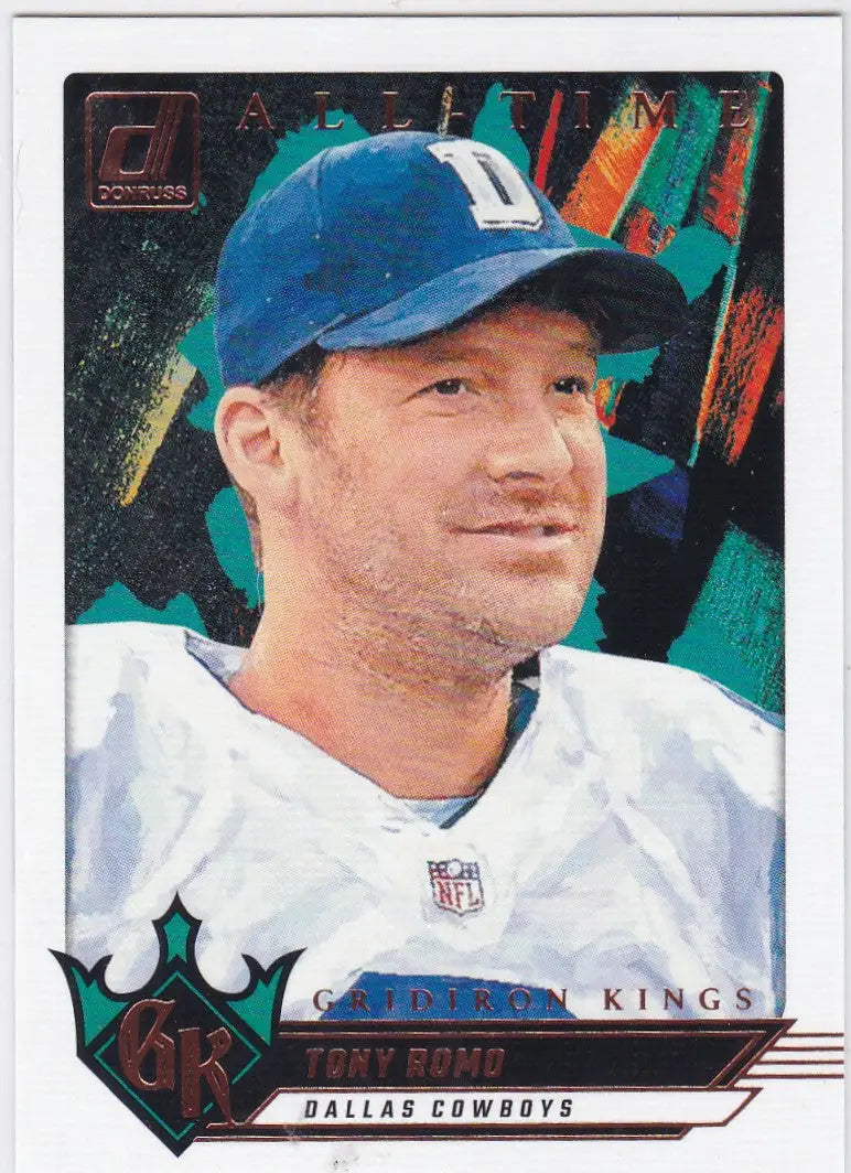 Donruss Gridiron Kings Tony Romo Dallas Cowboys football card product image