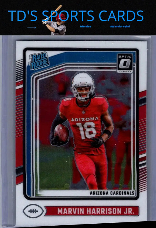 Marvin Harrison Jr. football card in 2024 Donruss Optic product for collectors