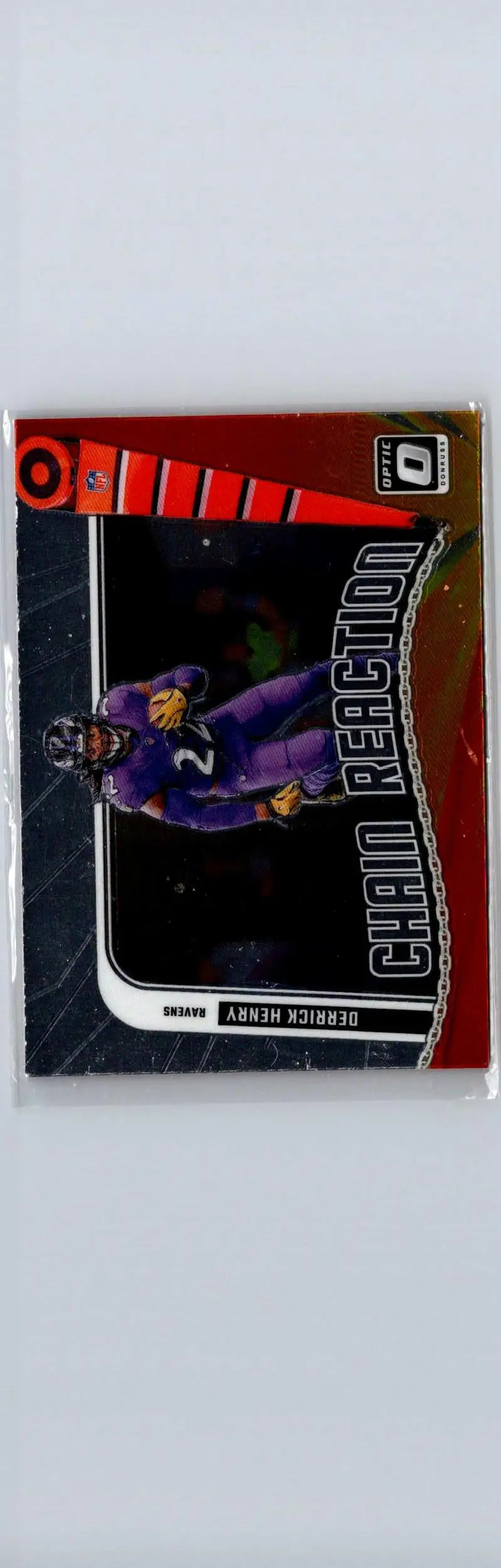 Derrick Henry football card from 2024 Donruss Optic Chain Reaction collection
