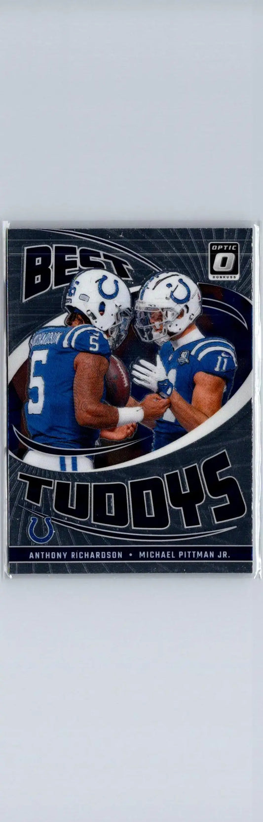 Football trading card featuring Anthony Richardson and Michael Pittman from Best Tuddys