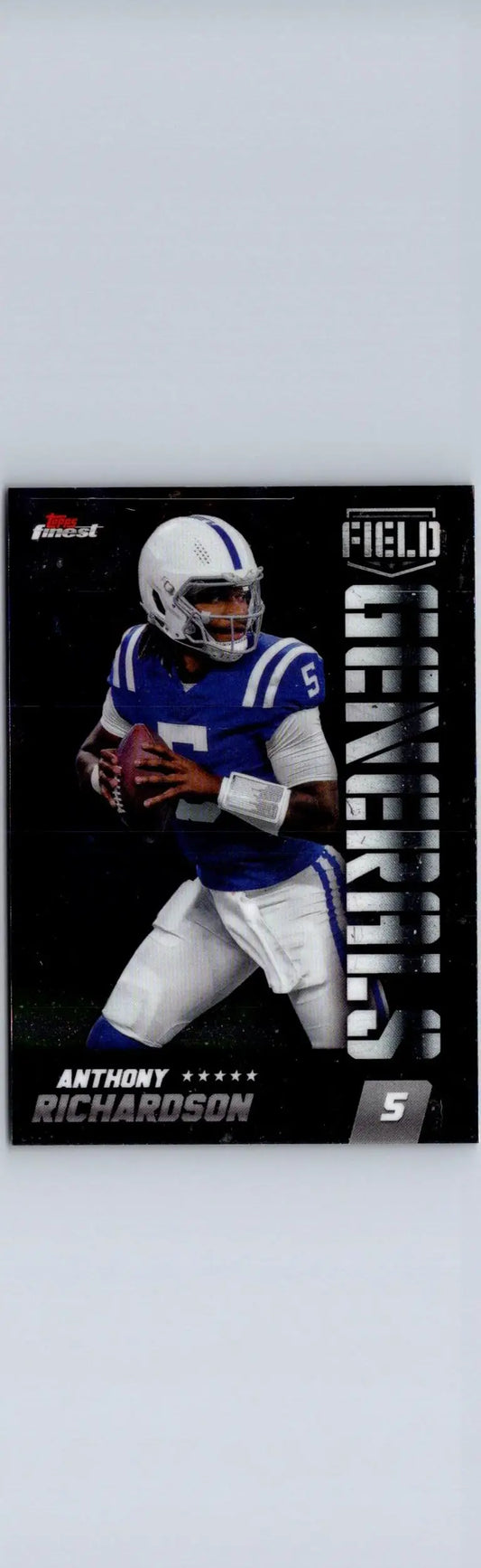 Anthony Richardson football card from 2024 Finest Field Generals series