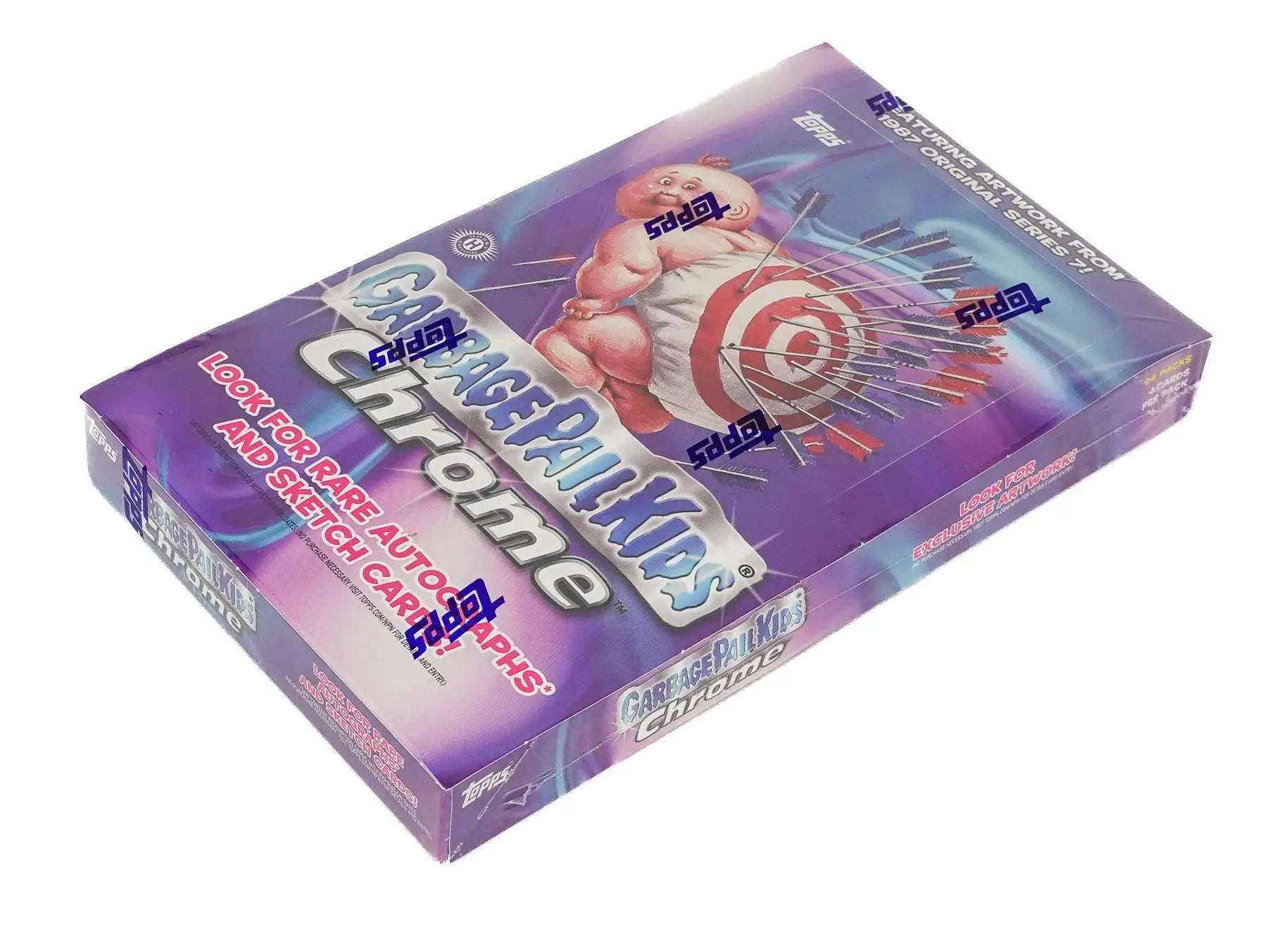 Garbage Pail Kids Chrome trading card box from 2024 Original Series Hobby Exclusive