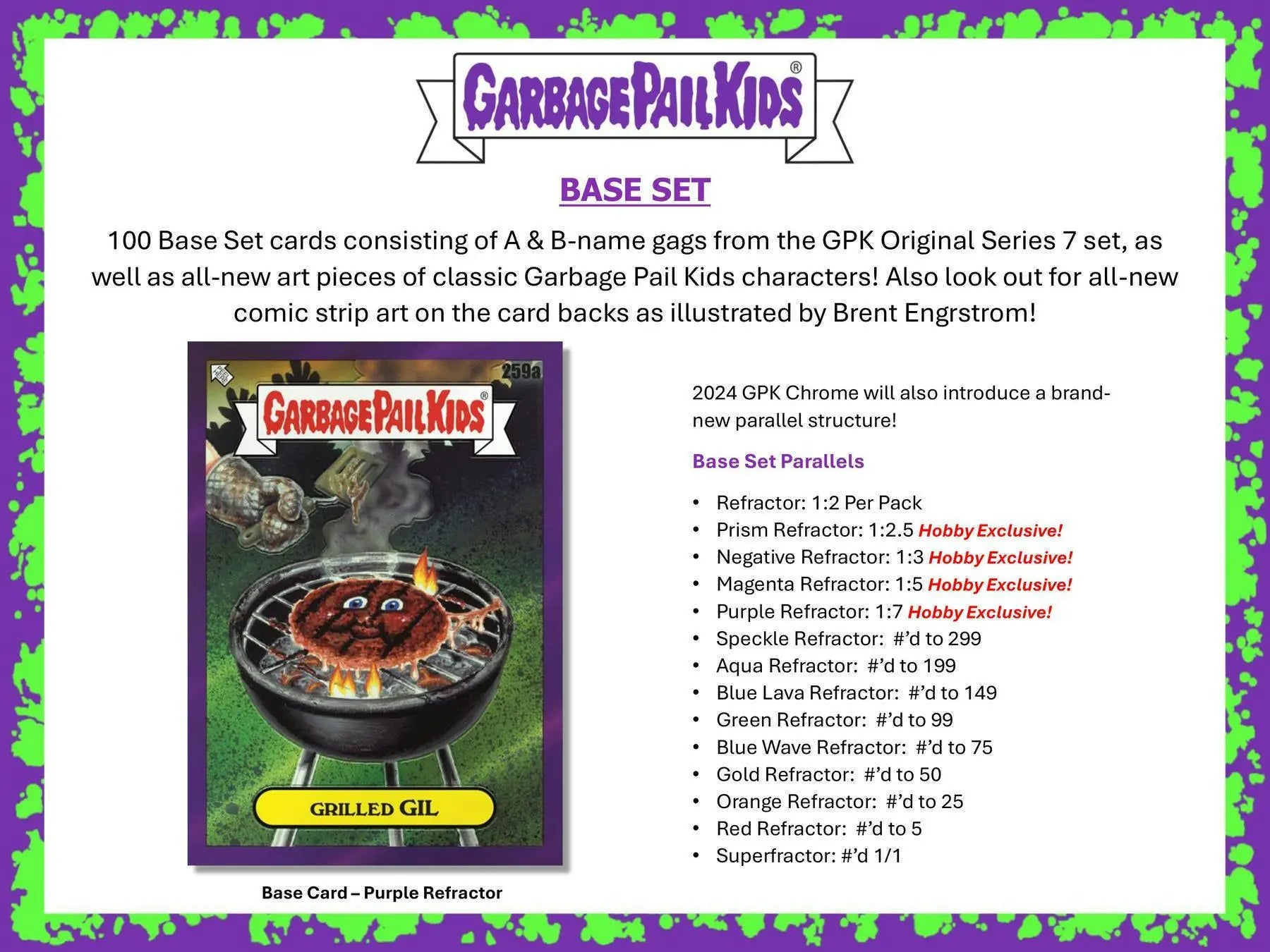 Hobby exclusive Garbage Pail Kids trading card from Original Series in 2024 Chrome Series 7
