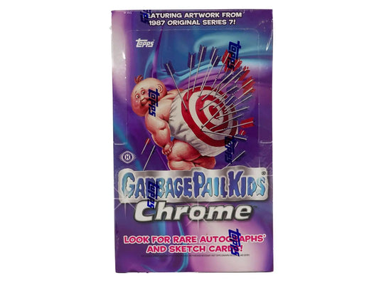 Garbage Pail Kids Chrome trading card box from 2024 Original Series Hobby Exclusive