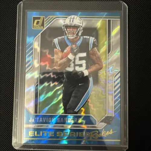 Ja’Tavion Sanders RC Rookie football card from the Elite Series 4 Card Lot