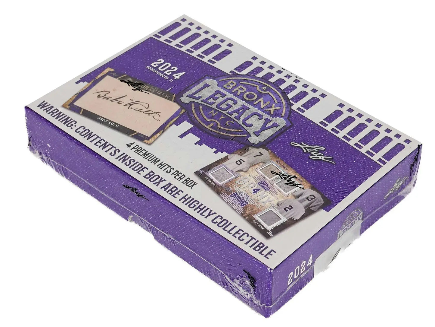 Sealed 2024 Bronx Legacy NYC Series 2 Baseball Hobby Box with trading cards