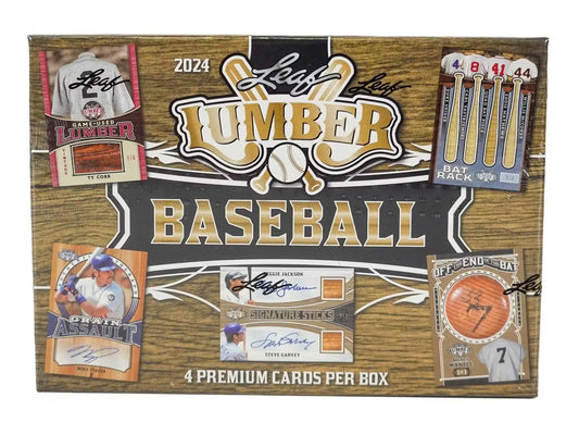 Leaf Lumber Baseball Hobby Box featuring trade deadline redemption and unique baseball cards