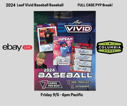 2024 Leaf Vivid Baseball Hobby Box