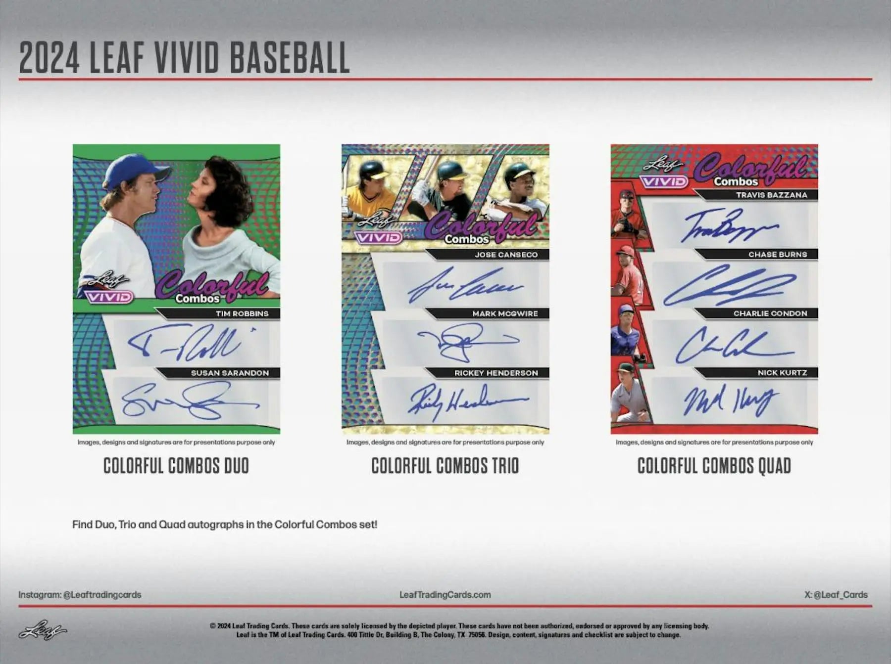 2024 Leaf Vivid Baseball Hobby Box with baseball cards featuring five autographs