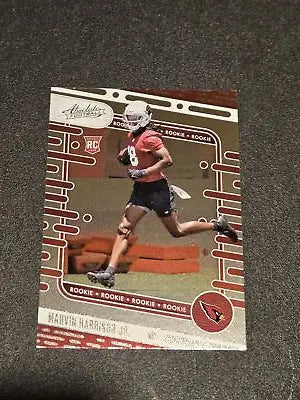 Football trading card featuring Marvin Harrison from 2024 Panini Absolute series