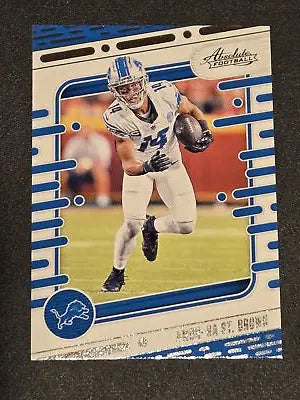 Football trading card from Panini Absolute 2024 Amon-Ra St. Brown retail product