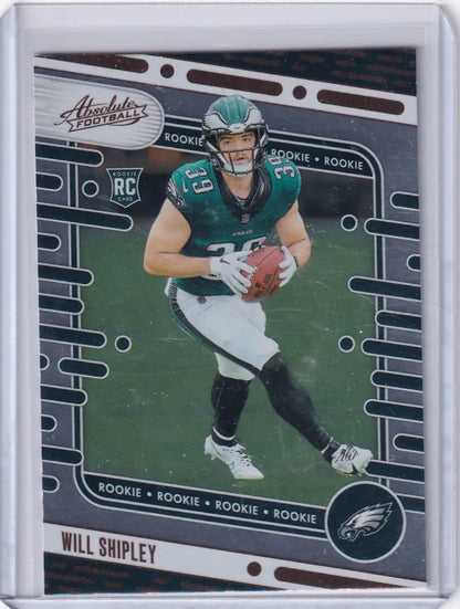 2024 Panini Absolute Yellow #187 Will Shipley - Philadelphia Eagles - Trading Card
