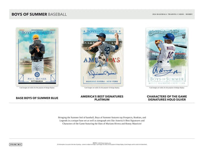 Baseball cards display featuring jumbo prospect materials and American Glory Signatures