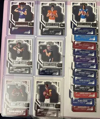 2024 Panini Contenders Draft Class (18) Daniels Maye McCarthy Williams Nix