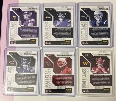 2024 Panini Contenders Draft Class (18) Daniels Maye McCarthy Williams Nix